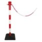 Plastic bollard with chain - Monobloc