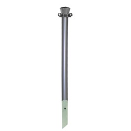 Plastic bollard for ground planting