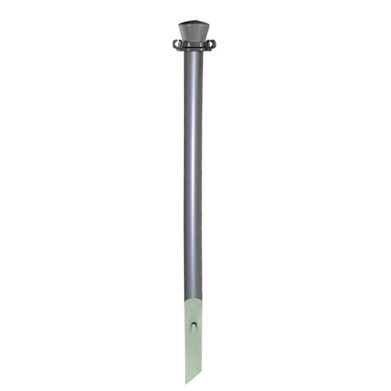 Poteau de balisage plastique à fixer