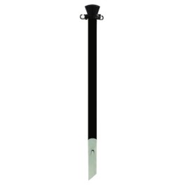 Plastic bollard for ground planting