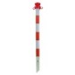 Plastic bollard for ground planting