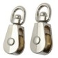 Swivel pulley with 1 wheel