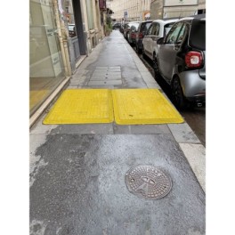 Pedestrian trench plate
