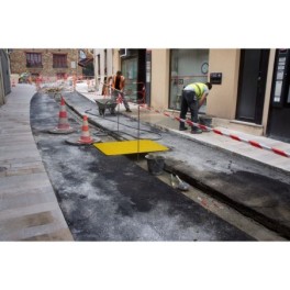 Pedestrian trench plate