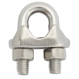 Stainless steel wire rope clip