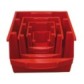 Nestable and stackable bin with a capacity ranging from 1L to 28L