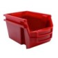 Nestable and stackable bin with a capacity ranging from 1L to 28L