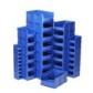 Stackable storage bin with large opening, available in sizes from 1L to 28L