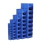 Stackable storage bin with large opening, available in sizes from 1L to 28L