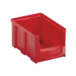 Stackable storage bin with large opening, available in sizes from 1L to 28L