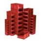 Stackable storage bin with large opening, available in sizes from 1L to 28L