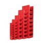 Stackable storage bin with large opening, available in sizes from 1L to 28L