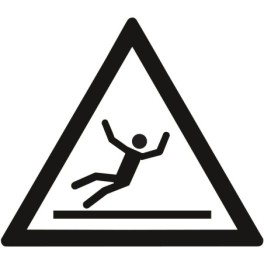 Sticker transparent avec pictogramme