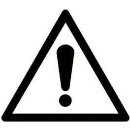 Sticker transparent avec pictogramme