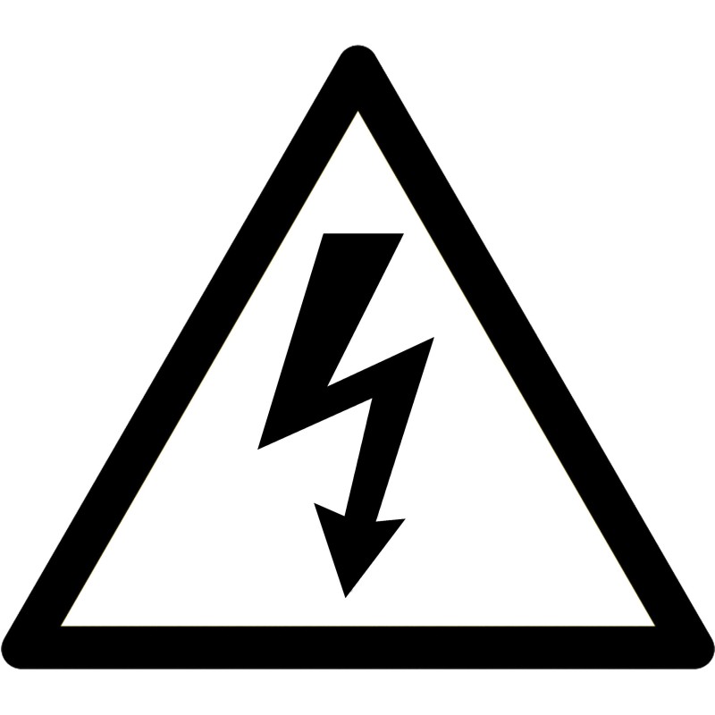 Sticker transparent avec pictogramme