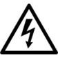 Transparent sticker with pictogram