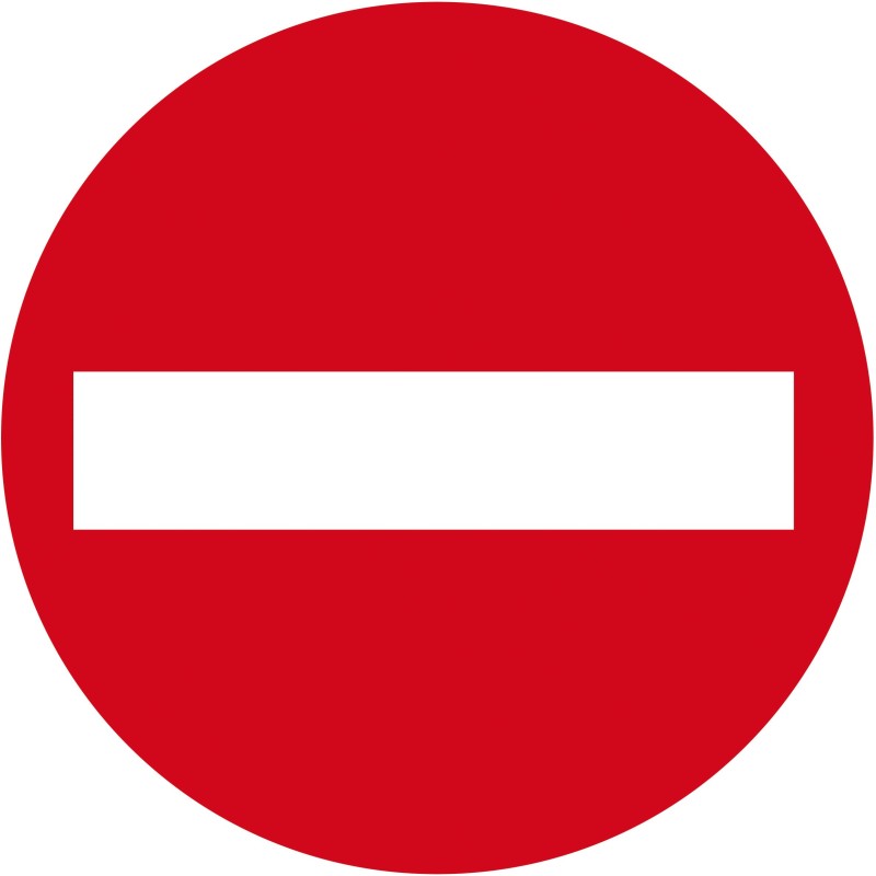 Sticker transparent avec pictogramme