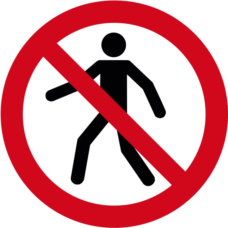 Sticker transparent avec pictogramme