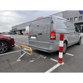 Arceau de parking à mémoire de forme