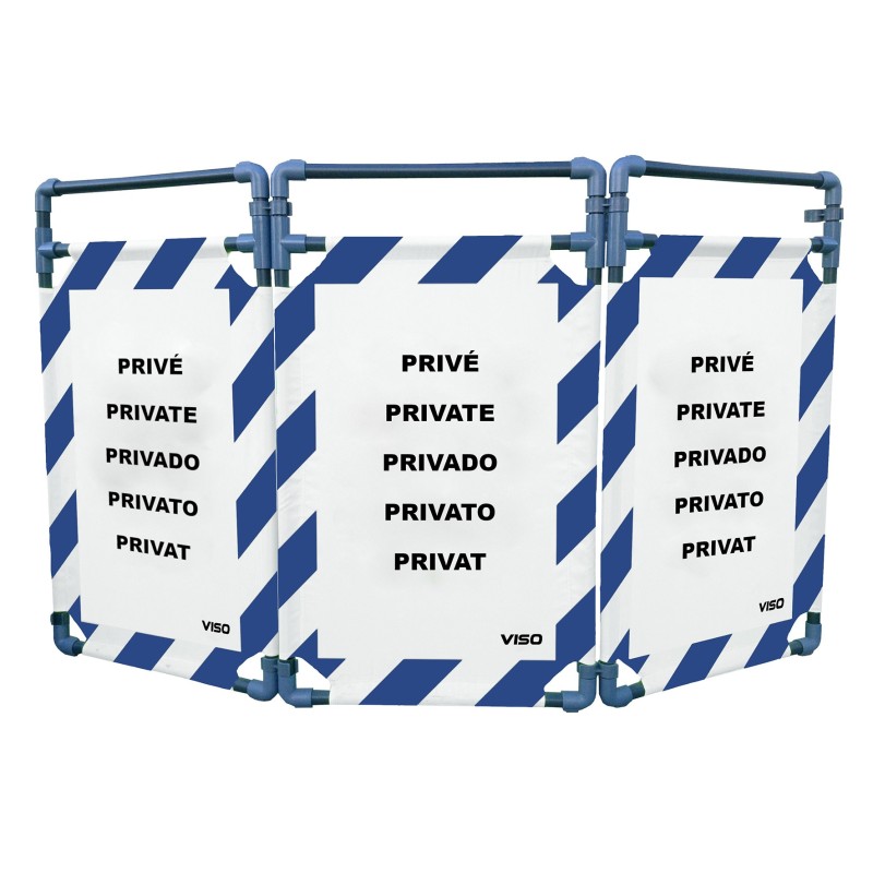 Barrière d'intervention pvc 1000 mm