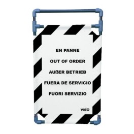 Barrière d'intervention pvc 1000 mm