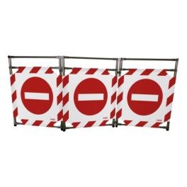 Barrière d'intervention inox 1000 mm