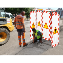 Barrière d'intervention pvc 1800 mm