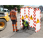 Barrière d'intervention pvc 1800 mm