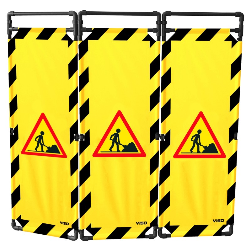 Barrière d'intervention pvc 1800 mm