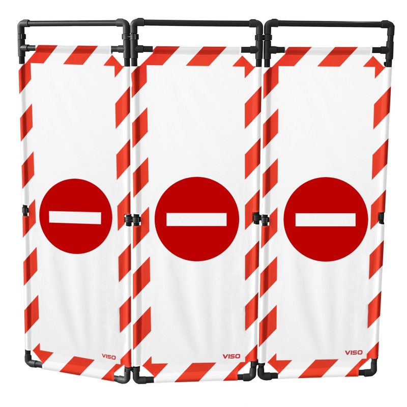 Intervention barrier - 3 panels