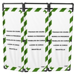 Barrière d'intervention pvc 1800 mm