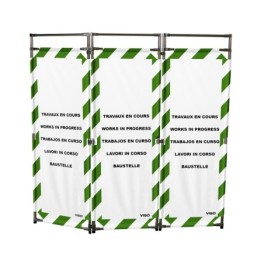 Intervention barrier - 3 panels