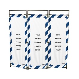 Intervention barrier - 3 panels