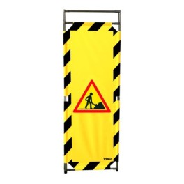 Barrière d'intervention inox 1800 mm