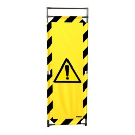 Barrière d'intervention inox 1800 mm