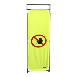 Barrière d'intervention inox 1800 mm