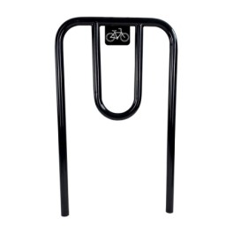 Cycle rack with hoops