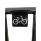 Cycle rack with hoops
