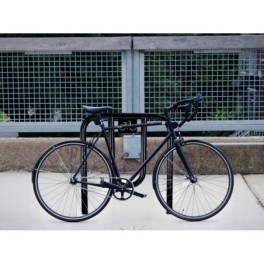 Cycle rack with hoops