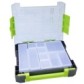 case with removable lidded containers