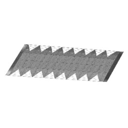 Plateau ralentisseur h 100 mm