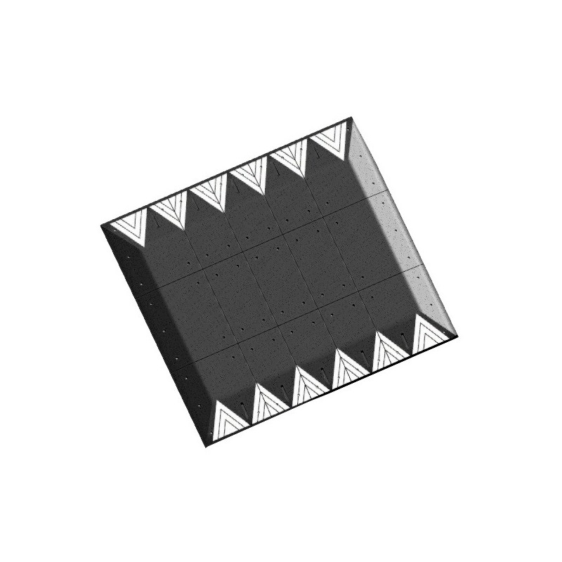Plateau ralentisseur h 65 mm