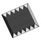 Plateau ralentisseur h 65 mm