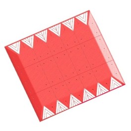 Plateau ralentisseur h 65 mm