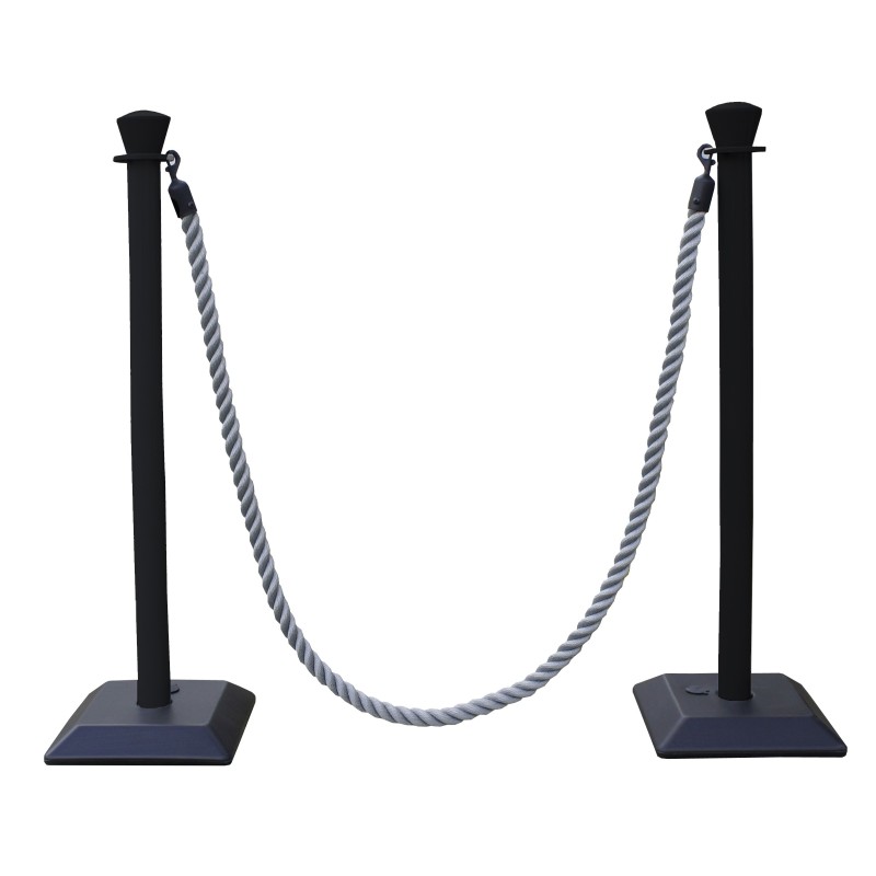 Plastic guidance post with cord