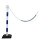 Plastic bollard with chain - kit