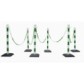 Plastic bollard with chain - kit