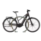 Round stainless steel bike rack hoop