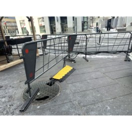 Temporary manhole cover