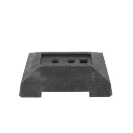 Base mobile pour panneaux et barrières 3 trous